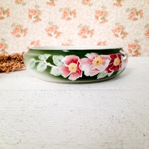 French Antique Faience Jardiniere Luneville Keller & Guerin Eglantine Limoges France Hand Painted Jardiniere Planter