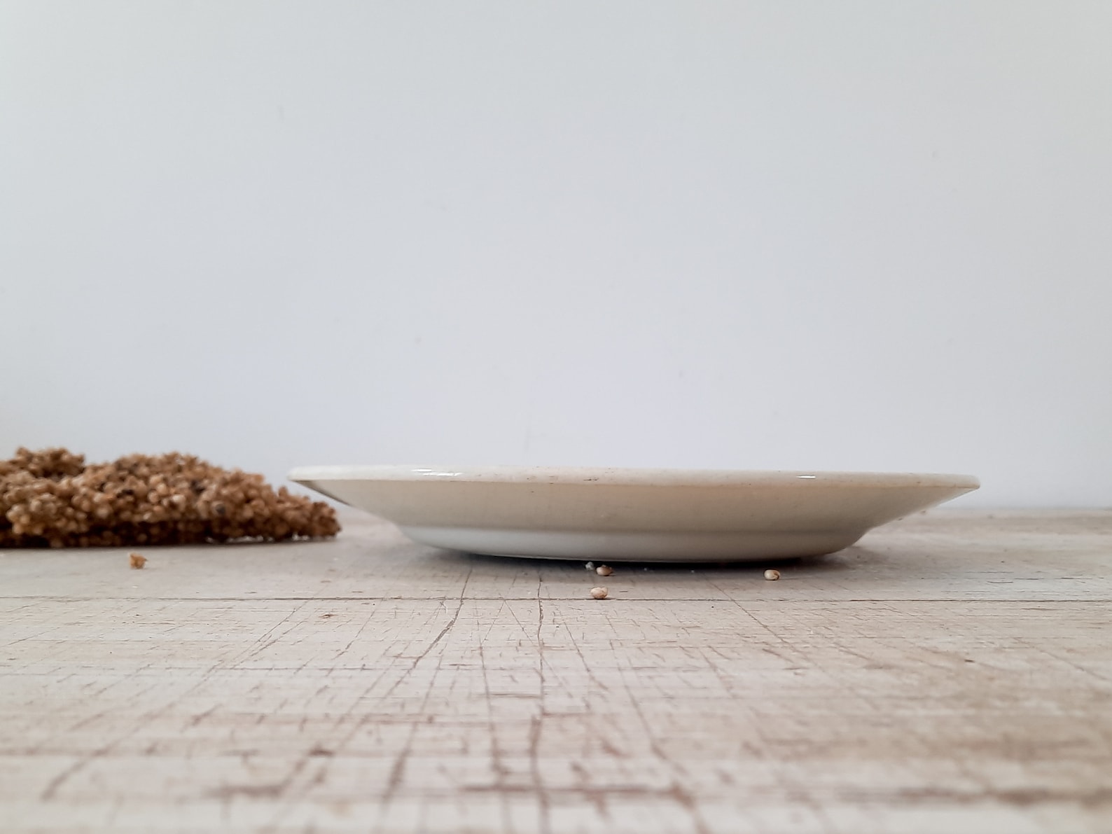 French Dinner Plate Ironstone Green Transferware Castres Terre Etsy