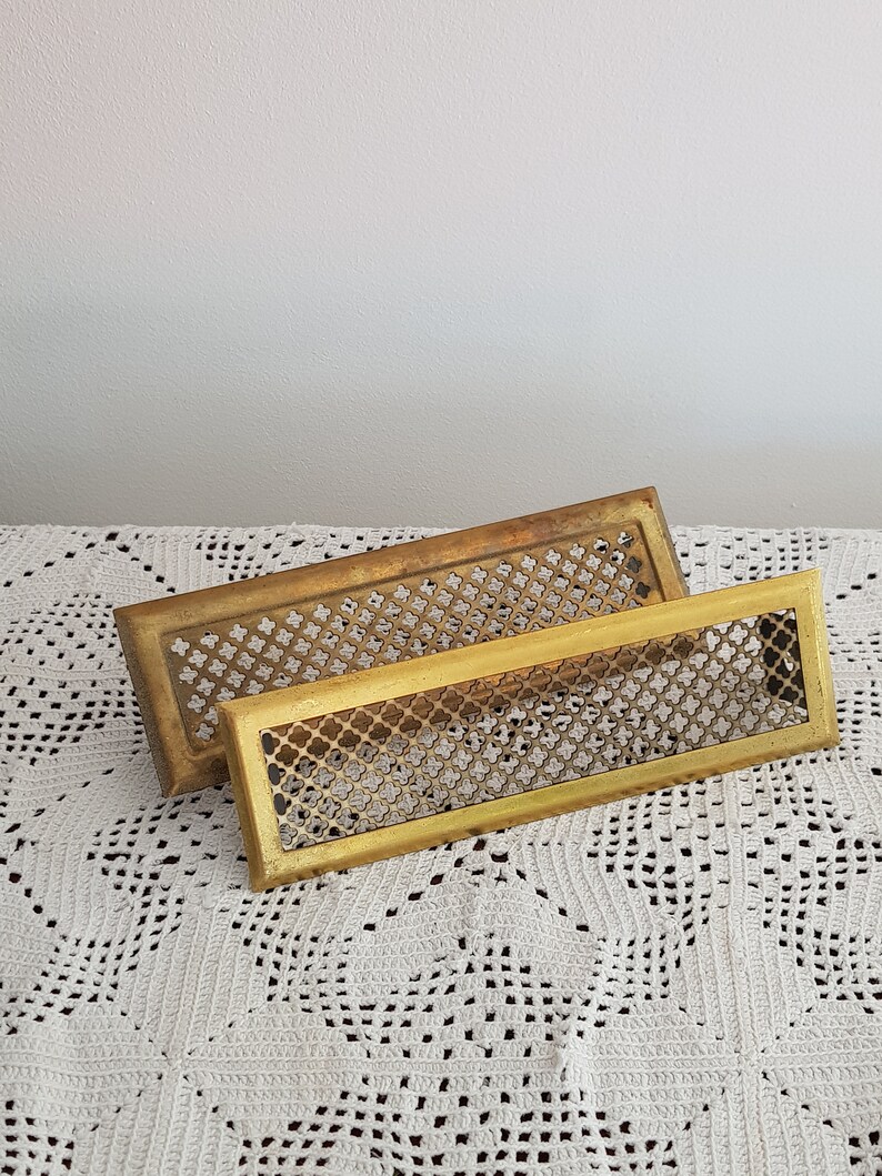 Antique Air Return Grill Air Vent Cover Fireplace Vent Air Etsy