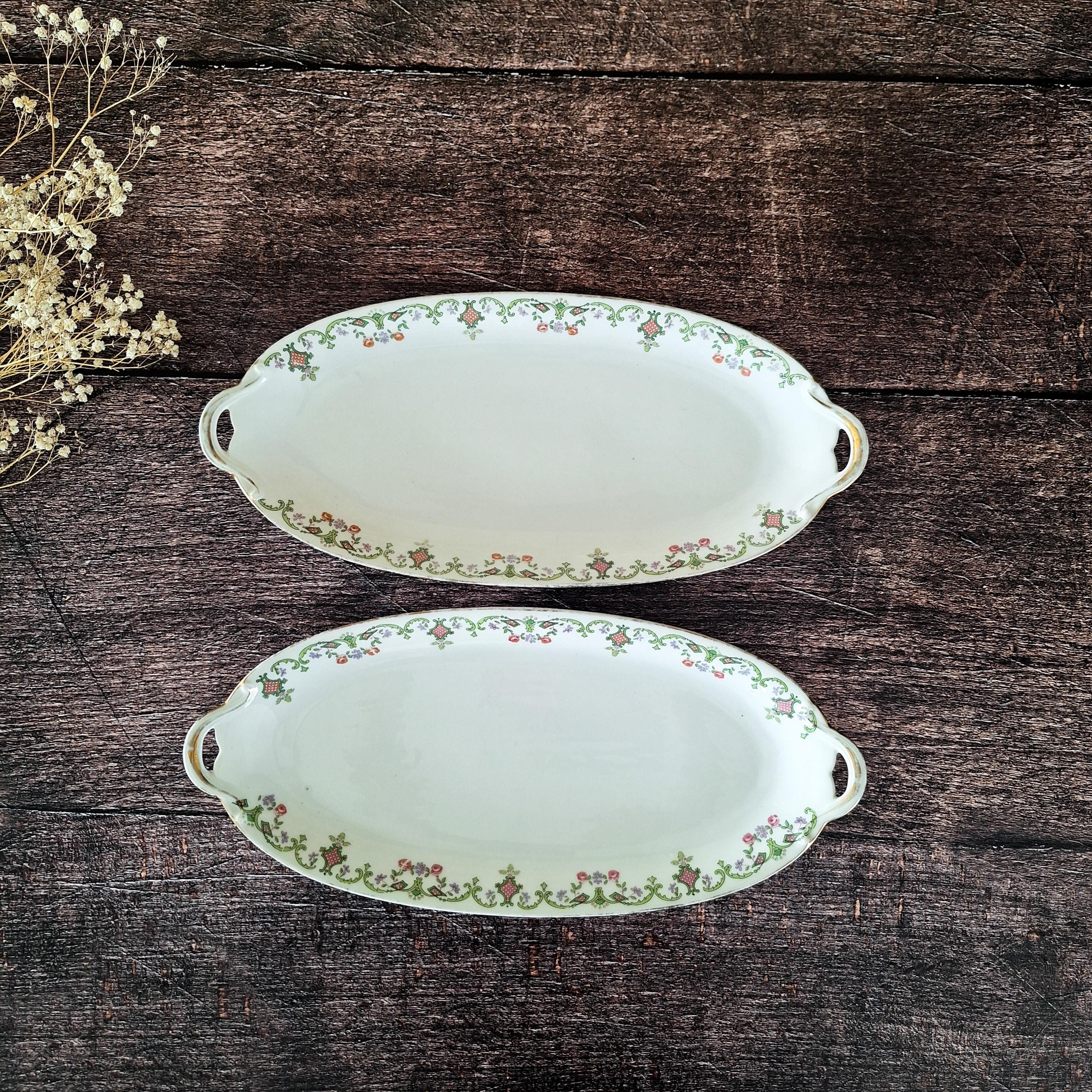 アンティーク リモージュ オーバル サービング プラッター、GDA