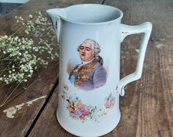 Pichet Louis XVI Saint Amand et Hamage Nord, Pichet vintage Français en céramique