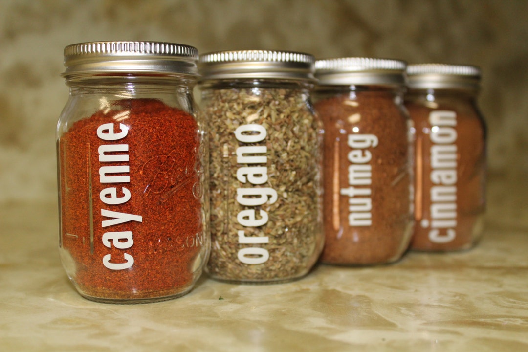 4oz Spice Mason Jars 24 Count Etsy