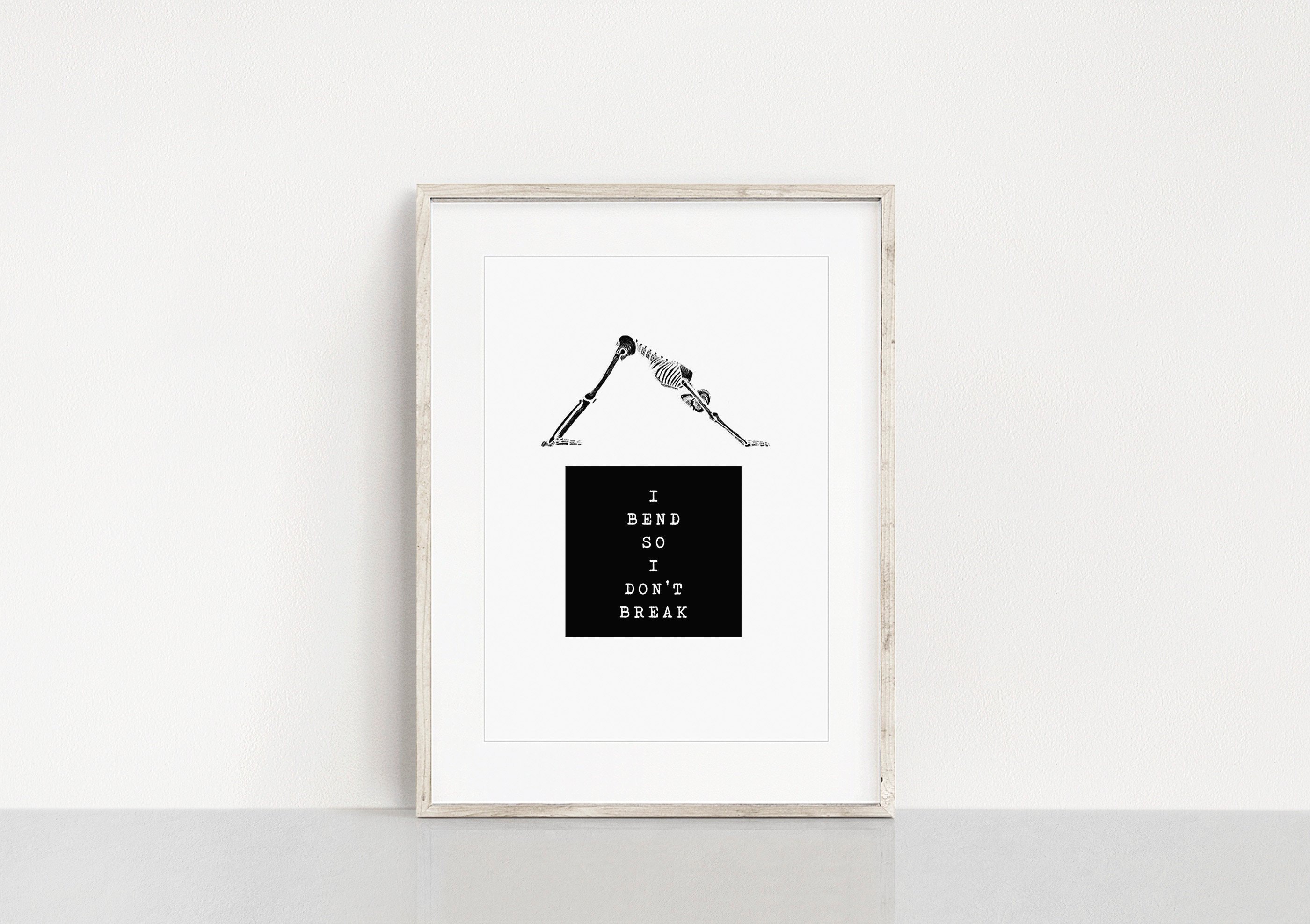 I Bend So I Don T Break Yoga Art Print Etsy I Bend So I Don T Break Yoga Art Print Etsy