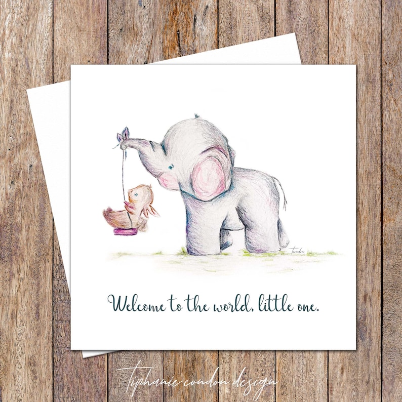 Willkommen neue Baby-Karte. Benutzerdefinierte Baby-Karte. | Etsy