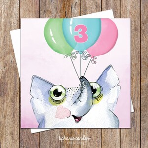 Tarjeta de cumpleaños de elefante. Tarjeta de cumpleaños personalizada por edad. Tarjeta de cumpleaños personalizada por edad para niñas. Tarjeta de primer cumpleaños. Tarjeta de animal adorable. Tarjeta de elefante.
