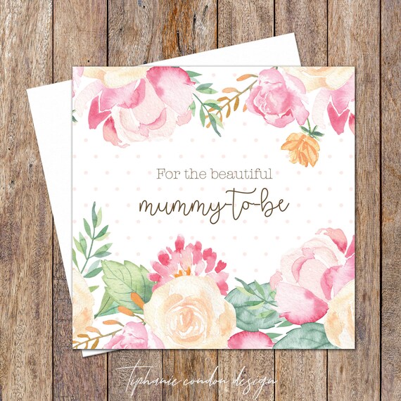 etsy baby shower cards