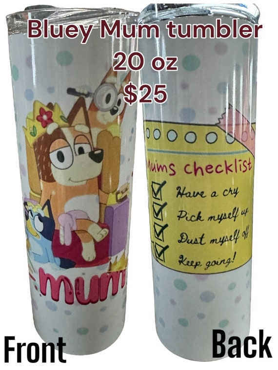 Bluey Sippy Cup Bluey Tumbler Cup Bluey Cup Bluey Tumbler Bluey