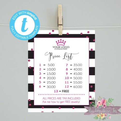 Jewelry Consultant/consultant Sign/jewelry Business Etsy