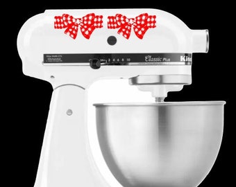 McKee Bow Inspired Decal - for GE Kitchenaid Stand Mixer