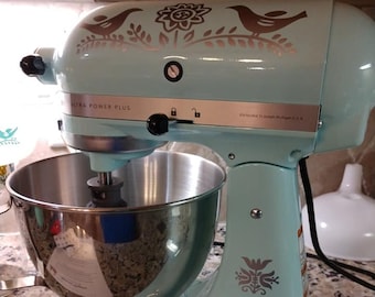 Stand Mixer Blue Birds Decal For Kitchenaid GE