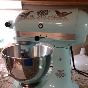 Stand Mixer Blue Birds Decal For Kitchenaid GE