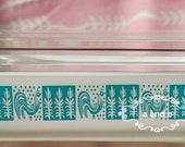 Pyrex butterprint space saver decal (decal only dish not included)