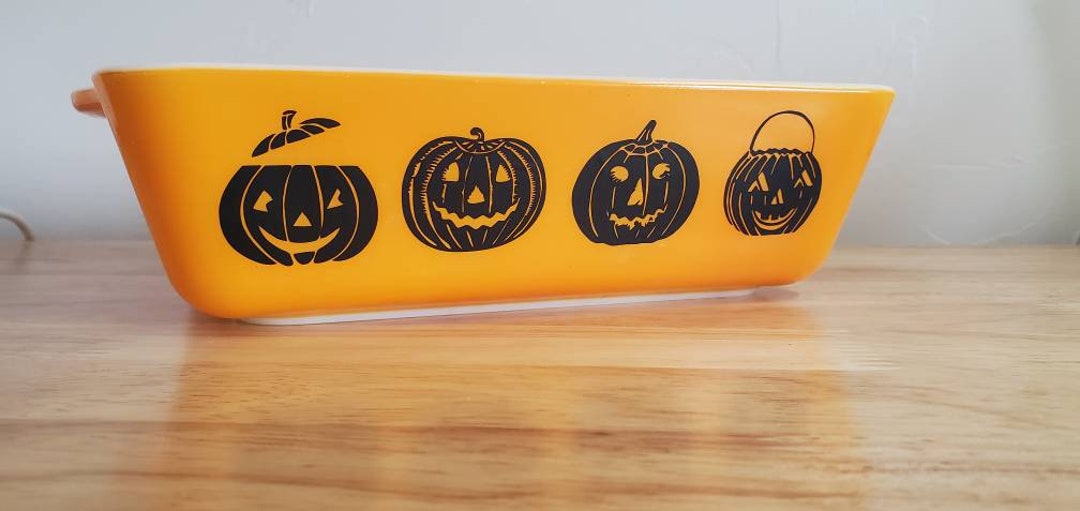 Vintage Halloween Inspired Pumpkin Jack O Lantern Decal - Decal Only ...