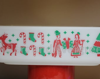 Christmas farmers Decal Only Dish Not Included