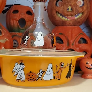 Carlton Halloween trick or treaters - Decal only - bowl not included - vintage inspired