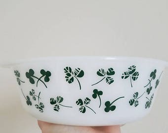 Clover decal for vintage Dishes Shamrock Decal St. Pattys Patricks Day