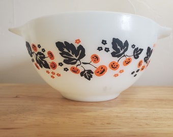 Halloween Pumpkin Gooseberry Decal for Bowls and Mixers - Decal only bowl not included Vintage