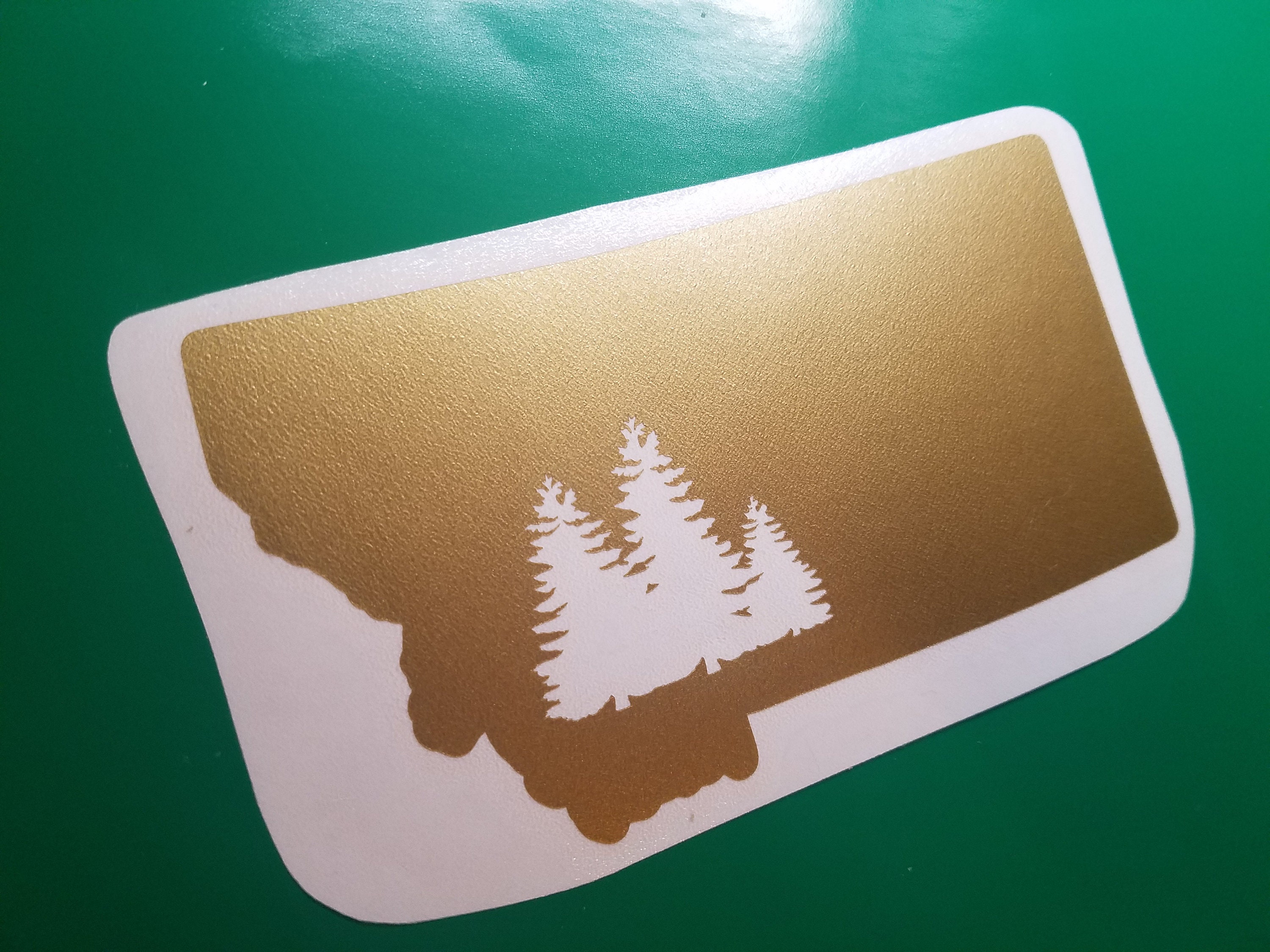 Montana Pine Tree Vinyl Decal