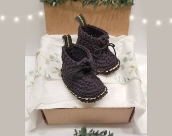 doc marten baby booties
