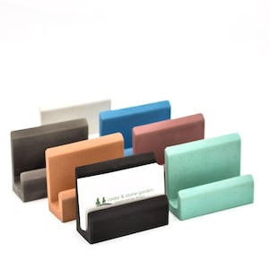 Porta tarjetas de presentación - Porta folletos - Porta tarjetas - Organizador de oficina - Porta tarjetas de ubicación - Exhibidor de tarjetas - Recepción - Regalo para empleados