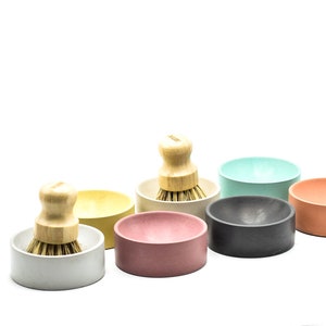 Simple Ceramic Dish Brush Holder –