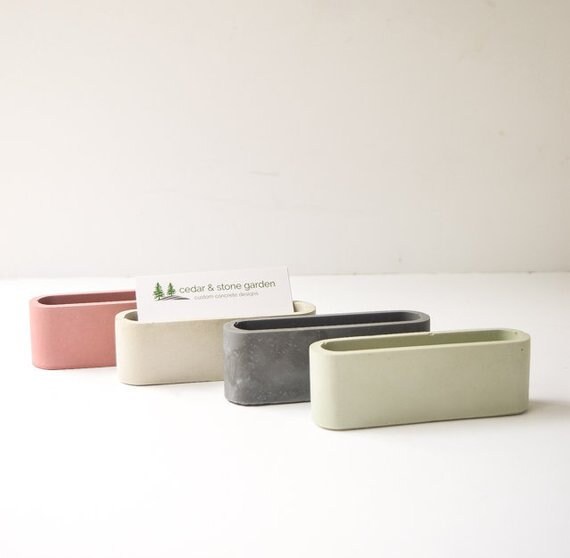 Awesome 50 Modern Desk Business Card Holder