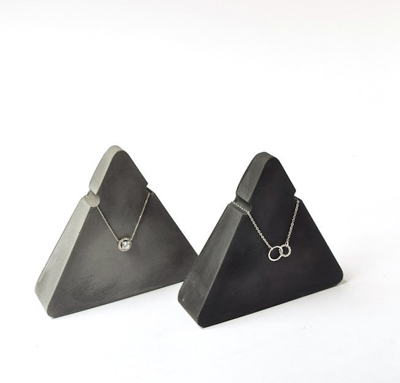 Necklace Holder Jewelry Display Concrete Display Necklace Stand