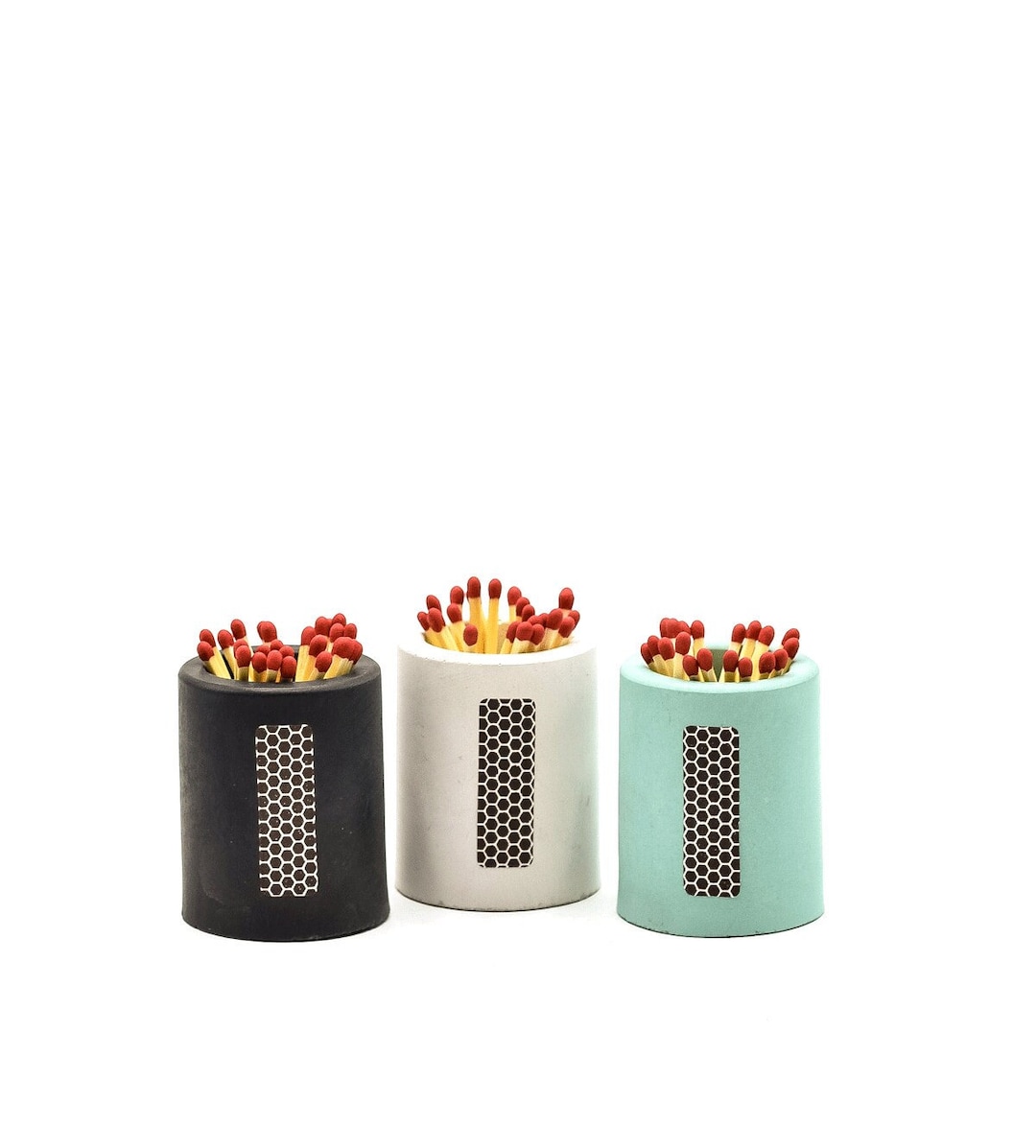 Match Striker, Concrete Match Holder, Matchsticks, Minimalist Home