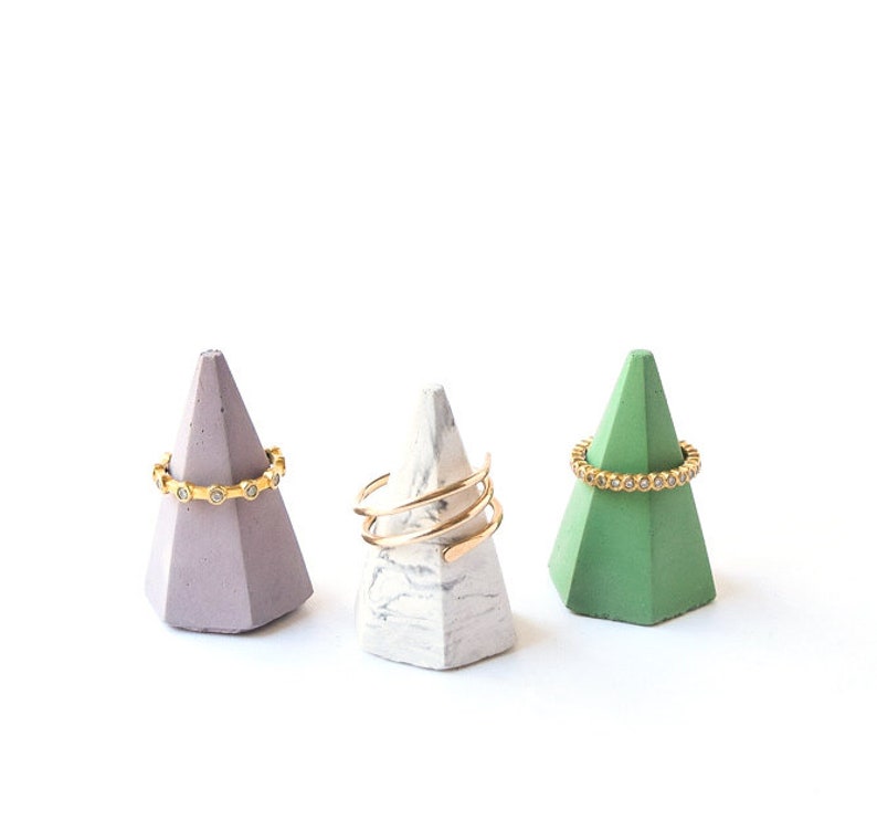 Mini Ring Cone Jewelry Cone Concrete Ring Cone Ring Etsy