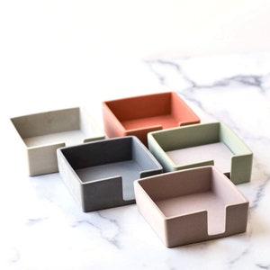 Sticky Note Holder Post It Holder Desk Accessories Postit Organizer Desk Organizer Modern Desk Minimalist Home Office image 6