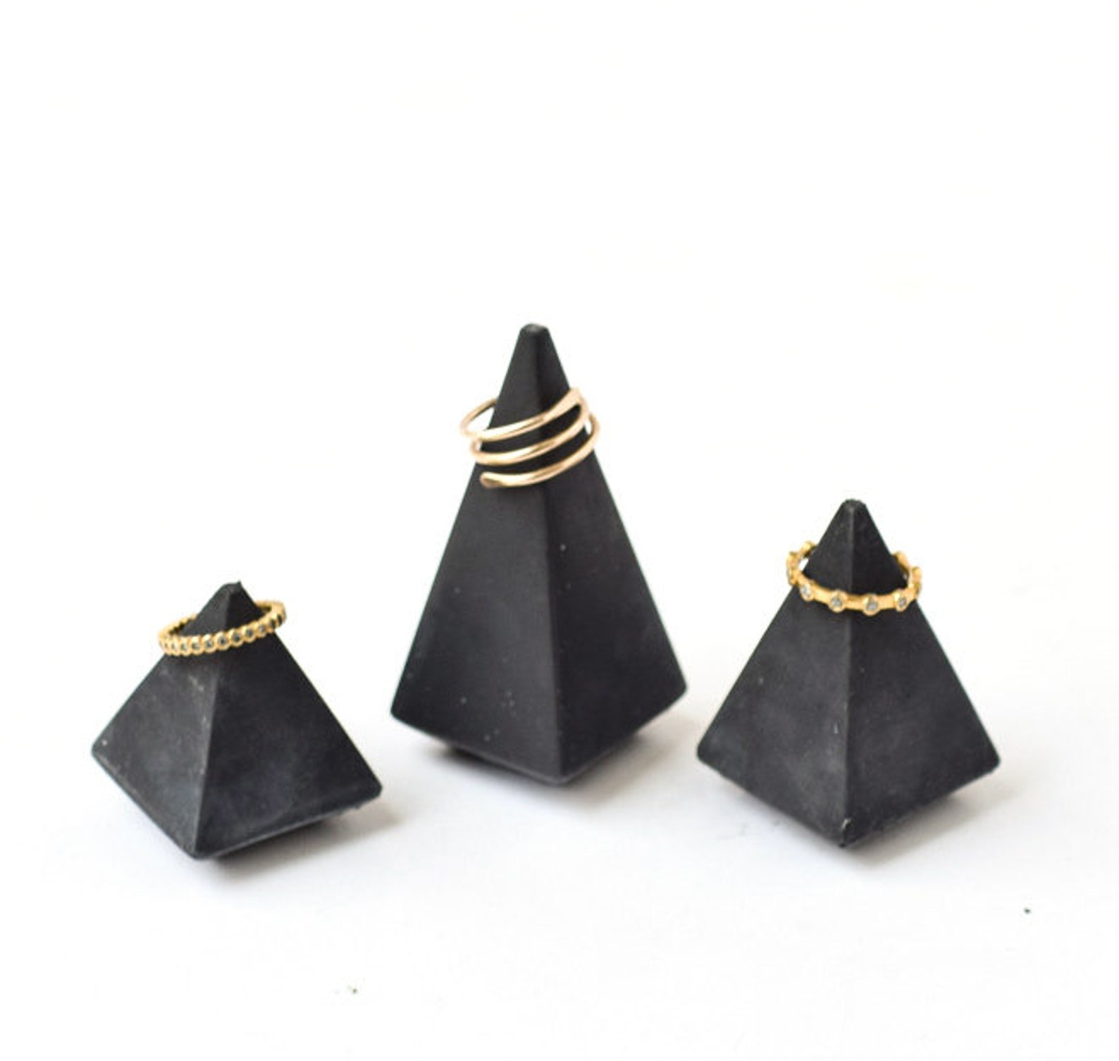 Concrete Ring Cone Jewelry Display Diamond Ring Ring Etsy