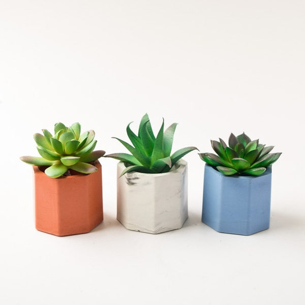Succulent Pot - Concrete Planter - Small Pot - Modern Decor - Minimalist - Cement - Planter - Air Plant Holder - Wedding/Shower Favor - Gift