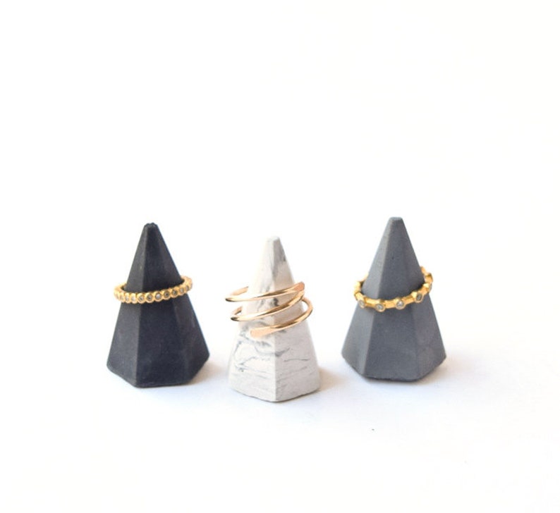 Mini Ring Cone Jewelry Cone Concrete Ring Cone Ring Etsy Canada