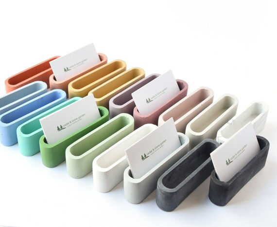 Pen Holder Pen Holder for Desk Pen Tray Pencil Tray Desk Organizer Office  Decor Minimalist Concrete Modern Cement Desk 