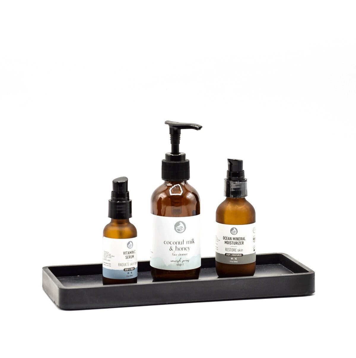 Modern Vanity Tray for Bathroom, Kitchen Sink, or Entryway | Minimalist Concrete Rectangular Tray | Soap Dispenser Tray | Valet Tray by CedarandStoneGarden