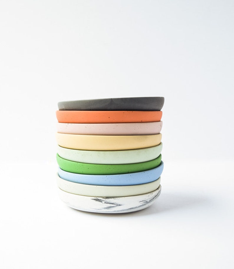 Concrete Jewelry Tray Plant Tray Jewelry Dish Catchall Etsy