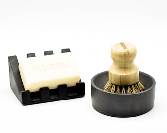 Seifenhalter Set, Seifenhalter Set, Handgemachtes Geschenk, Küchenspüle Seifenhalter, Modernes Bauernhaus, Umweltfreundlich, Minimalistisch, Geschirrspülset