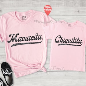 Mamacita Chiquitita Matching Shirts, Mother Daughter Matching Shirts, Mommy and Me Shirt, Mom Daughter Shirts, Mommy and Me Outfits