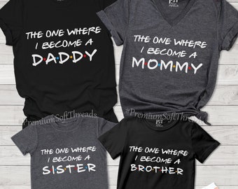 The One Where We Become Three Five PERSONALISED FRIENDS TV SHOW INSPIRED VEST