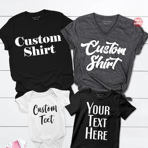 Custom Shirt, Custom Shirts, Custom T-shirt, Personalized T-shirt, Family T-shirt, Family Shirt, Personalized Shirt, Matching Family Shirt