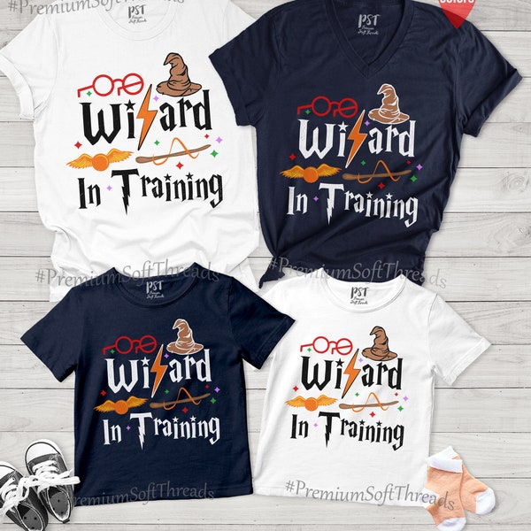 Wizard in Training Shirt, Magician Shirt, Magician Gift, Universal Shirt, Family Trip Matching Outfit, Vacation Shirts, New Magician Gift