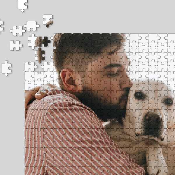 Personalized Photo Puzzle, Custom Picture Jigsaw Puzzle, 1000 Pieces Puzzle, Customizable Jigsaw Puzzle, 504 Pieces Puzzle, Anniversary Gift