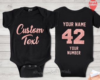 Personalized Baby Bodysuit, Custom Baby Bodysuit, Baby Gift, Custom Baby Shower Gift, Custom Birth Announcement, Custom Baby Shirt