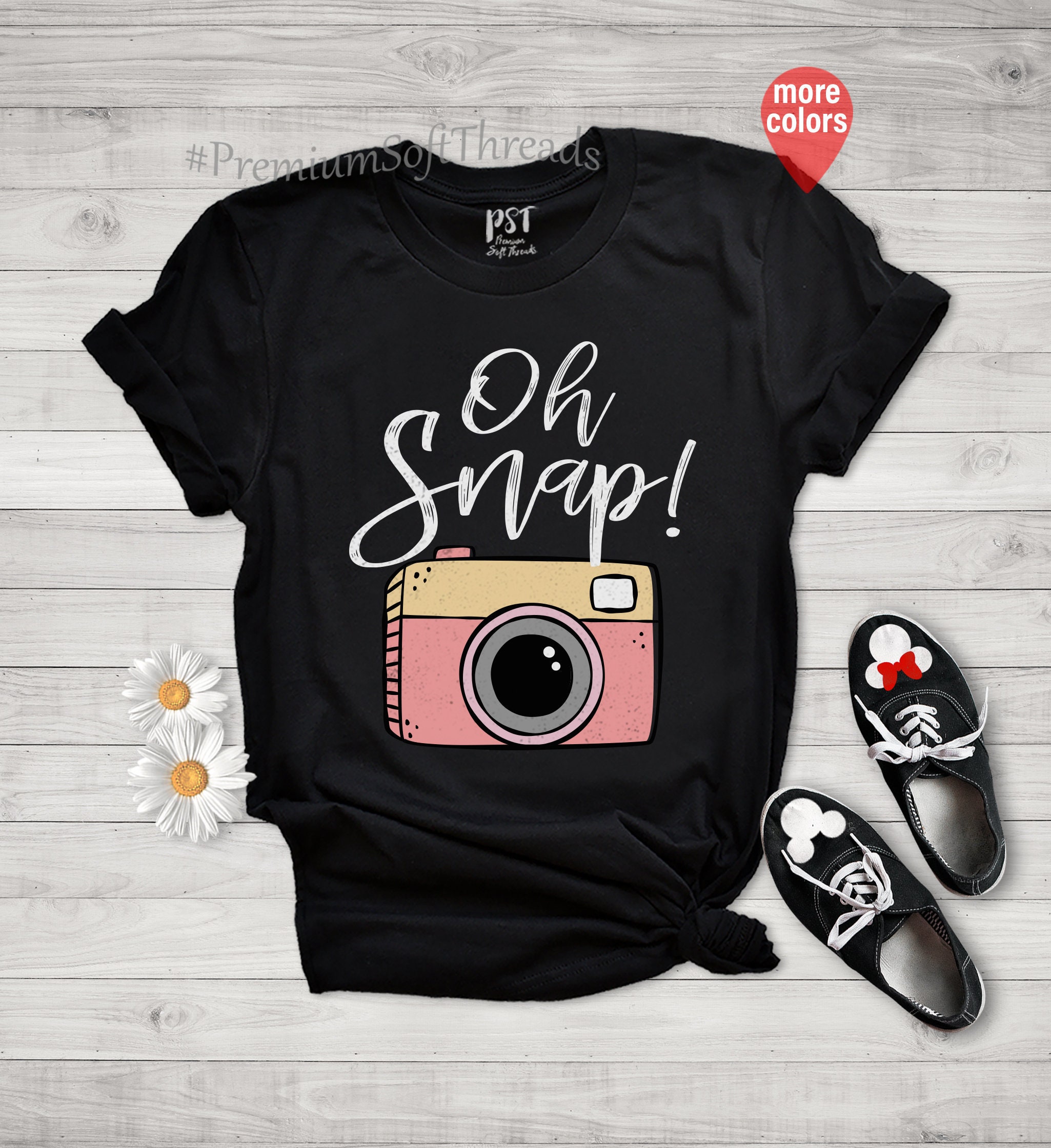 Camera T Shirt For A Photographer Oh Snap Camera T Shirt For A Photographer Oh Snap