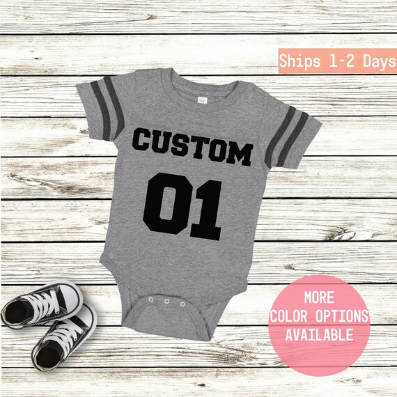 custom baby football jersey