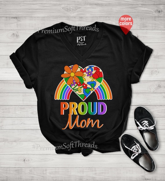 Proud Mom Shirt, Pride Mom Shirt, LGBT Mom Shirt, LGBT Shirt 