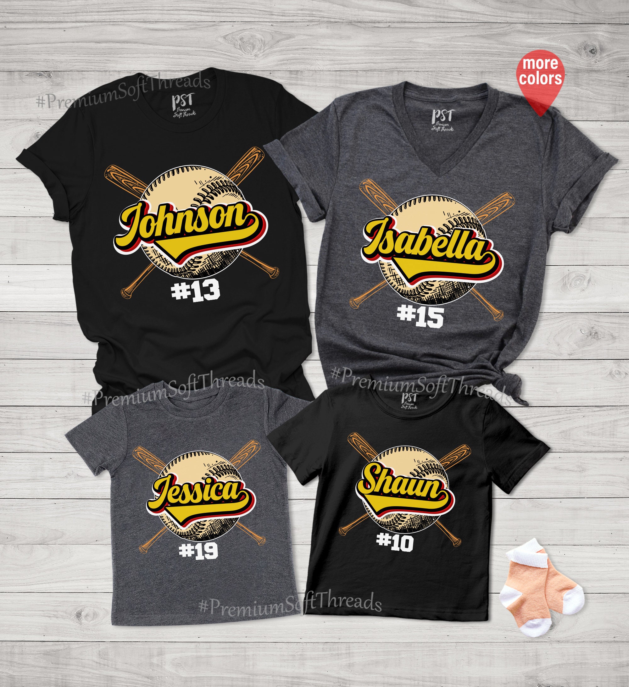 Custom Baseball Shirts Matching Family Baseball Shirts Etsy