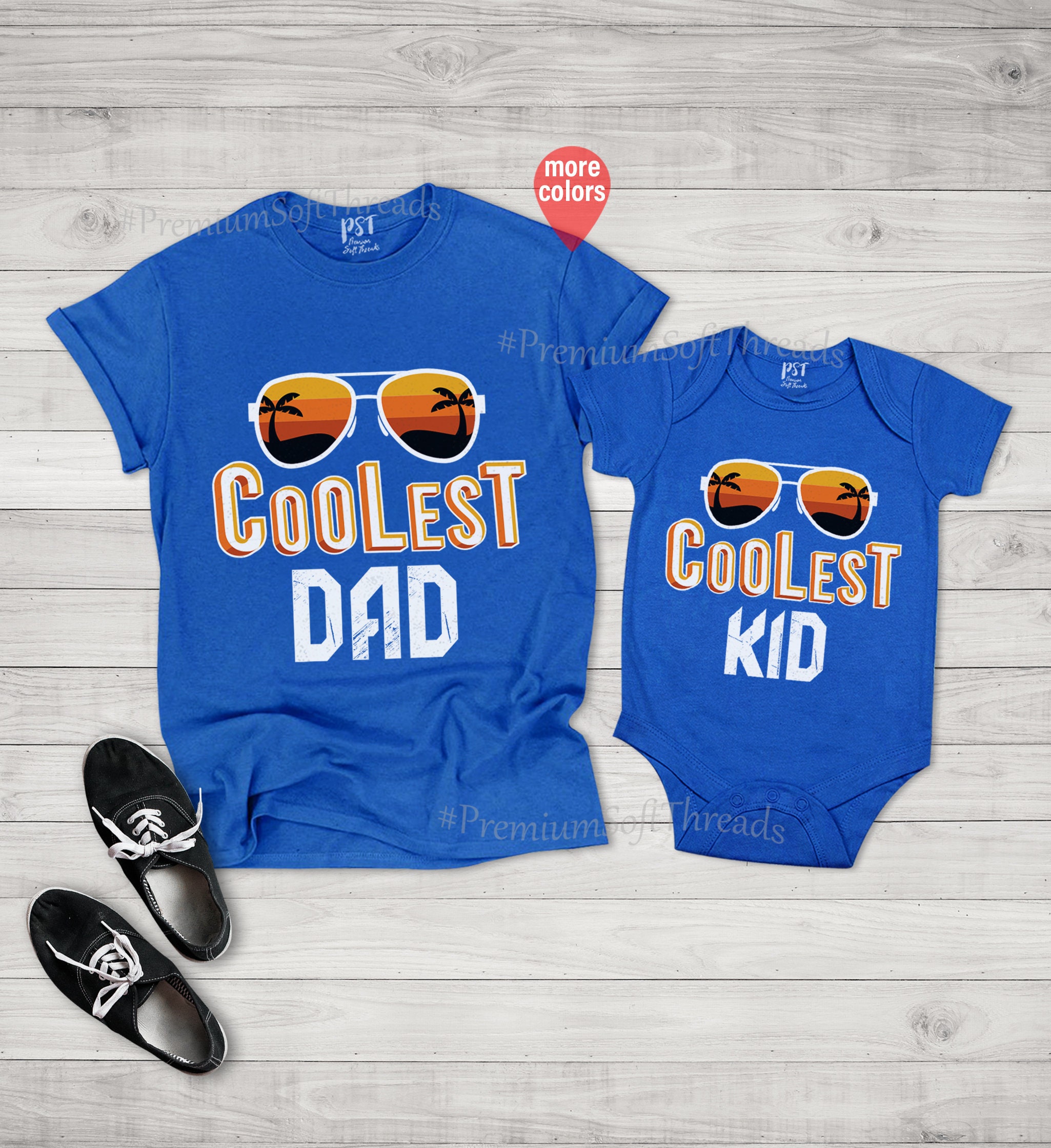 Coolest Dad and Son Matching Shirt Father and Son Matching Etsy