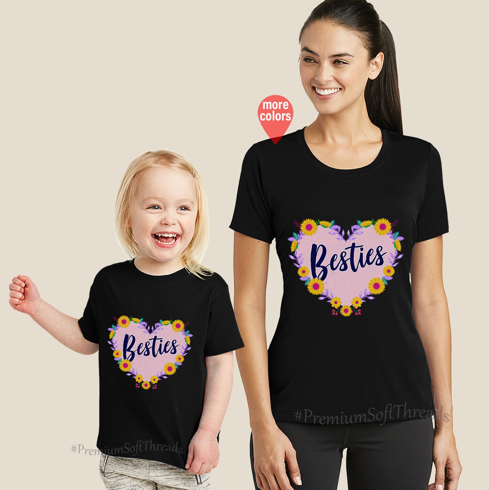 besties mommy and me shirts