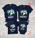 Family Matching Panda Bear Shirts, Birthday Family Shirts, Daddy Mommy and Baby Shirt, Birthday Boy Panda Shirt, Birthday Girl Panda Shirts